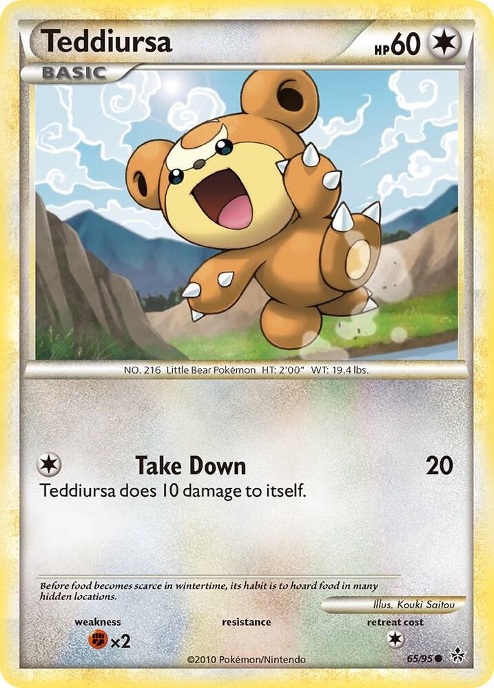 Teddiursa 65/95 (Unleashed)  | Good Games Adelaide SA