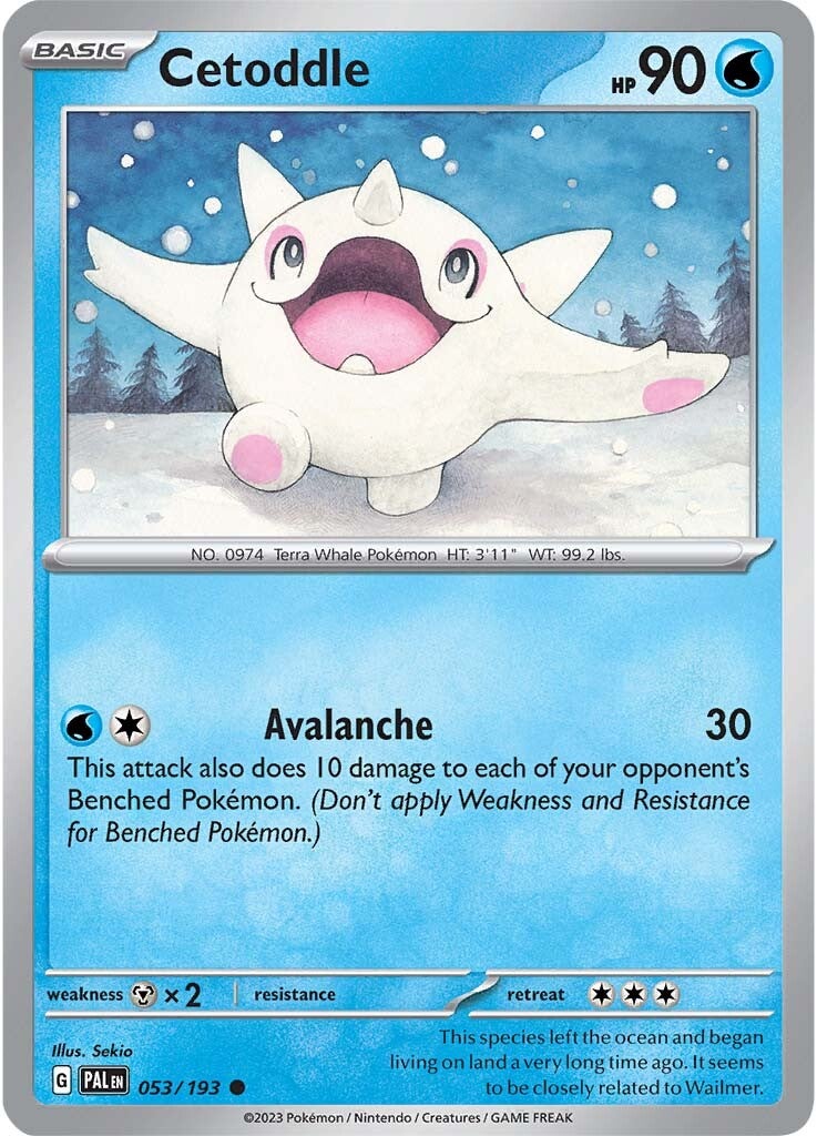 Cetoddle (053/193) [Scarlet & Violet: Paldea Evolved] | Good Games Adelaide SA