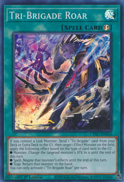 Tri-Brigade Roar [CYAC-EN053] Super Rare | Good Games Adelaide SA