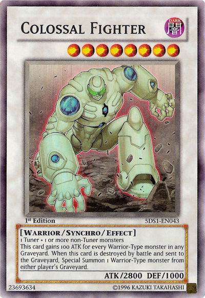 Colossal Fighter [5DS1-EN043] Super Rare | Good Games Adelaide SA