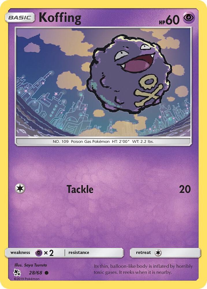 Koffing 28/68 (Hidden Fates)  | Good Games Adelaide SA