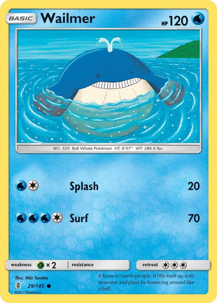 Wailmer 29/145 (SM - Guardians Rising)  | Good Games Adelaide SA