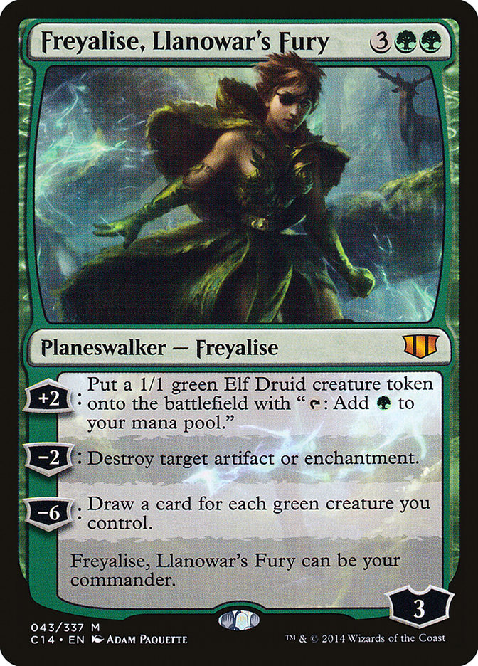 Freyalise, Llanowar's Fury [Commander 2014] | Good Games Adelaide SA