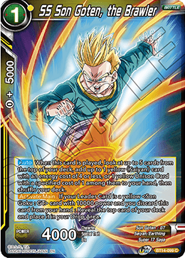 SS Son Goten, the Brawler (BT14-099) [Cross Spirits] | Good Games Adelaide SA