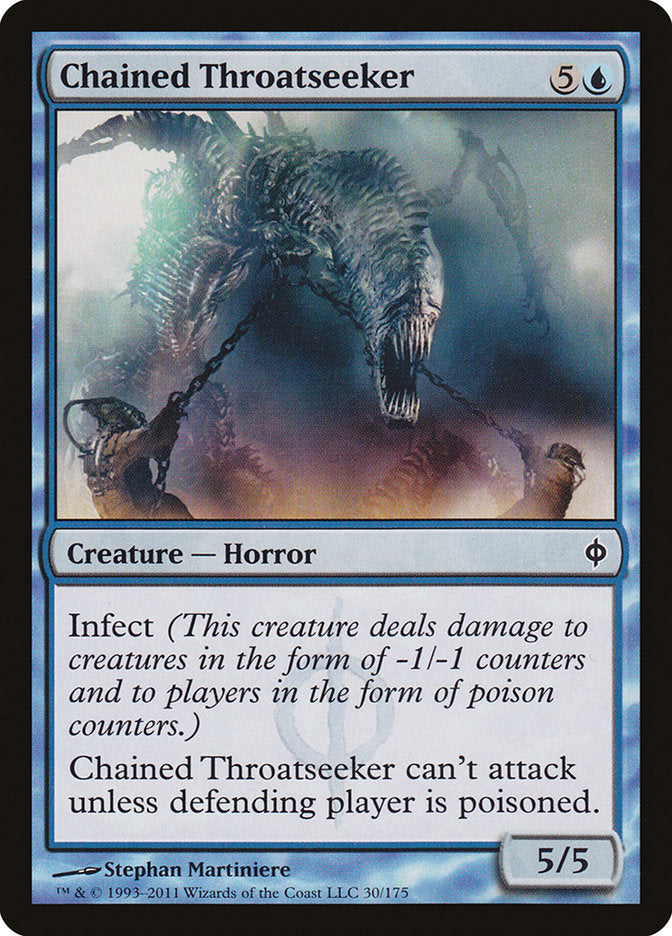 Chained Throatseeker [New Phyrexia] | Good Games Adelaide SA