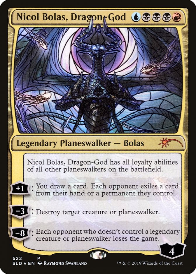 Nicol Bolas, Dragon-God (Stained Glass) [Secret Lair Drop Promos] | Good Games Adelaide SA