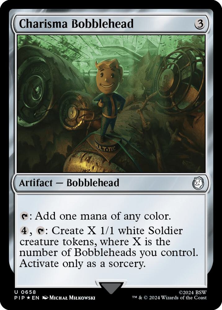 Charisma Bobblehead 658 (Universes Beyond: Fallout)  - Foil | Good Games Adelaide SA