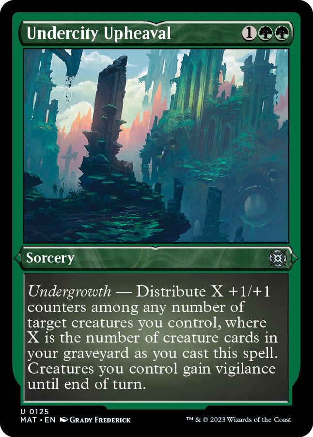 Undercity Upheaval Foil Etched 125 (March of the Machine: The Aftermath)  - Foil | Good Games Adelaide SA