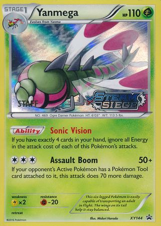 Yanmega (XY144) (Staff) [XY: Black Star Promos] | Good Games Adelaide SA