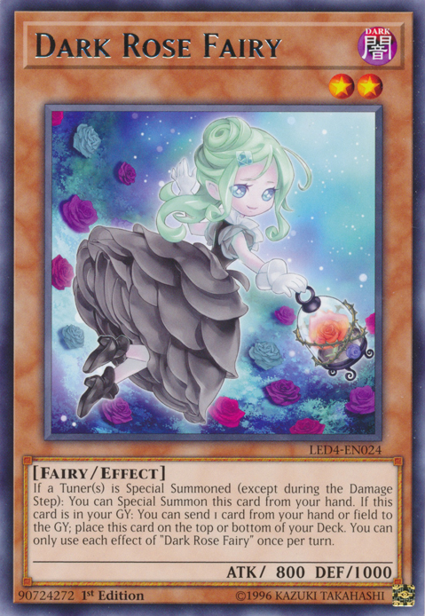Dark Rose Fairy [LED4-EN024] Rare | Good Games Adelaide SA