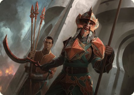 Siege Veteran Art Card [The Brothers' War Art Series] | Good Games Adelaide SA