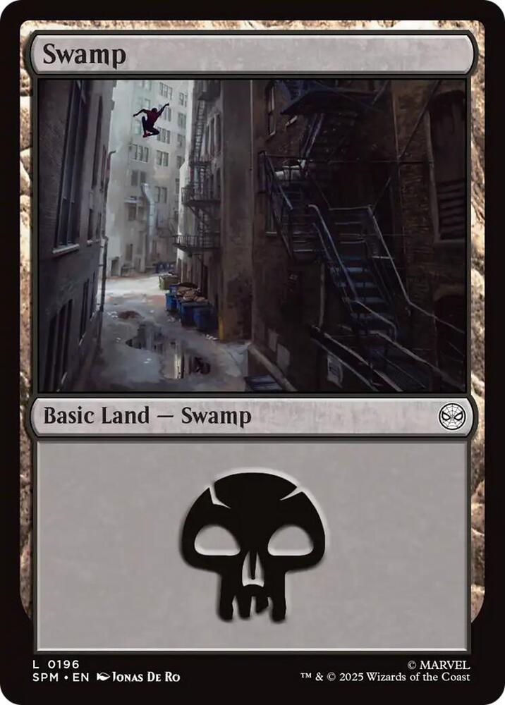 Swamp  196 (Marvel's Spider-Man)  - Foil | Good Games Adelaide SA