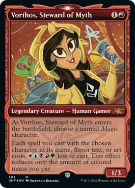 Vorthos Steward of Myth Showcase Galaxy Foil 502 (Unfinity)  - Foil | Good Games Adelaide SA