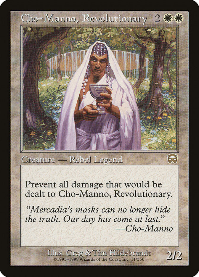 Cho-Manno, Revolutionary [Mercadian Masques] | Good Games Adelaide SA