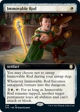 Immovable Rod Extended Art 276 (Commander: Adventures in the Forgotten Realms)  | Good Games Adelaide SA