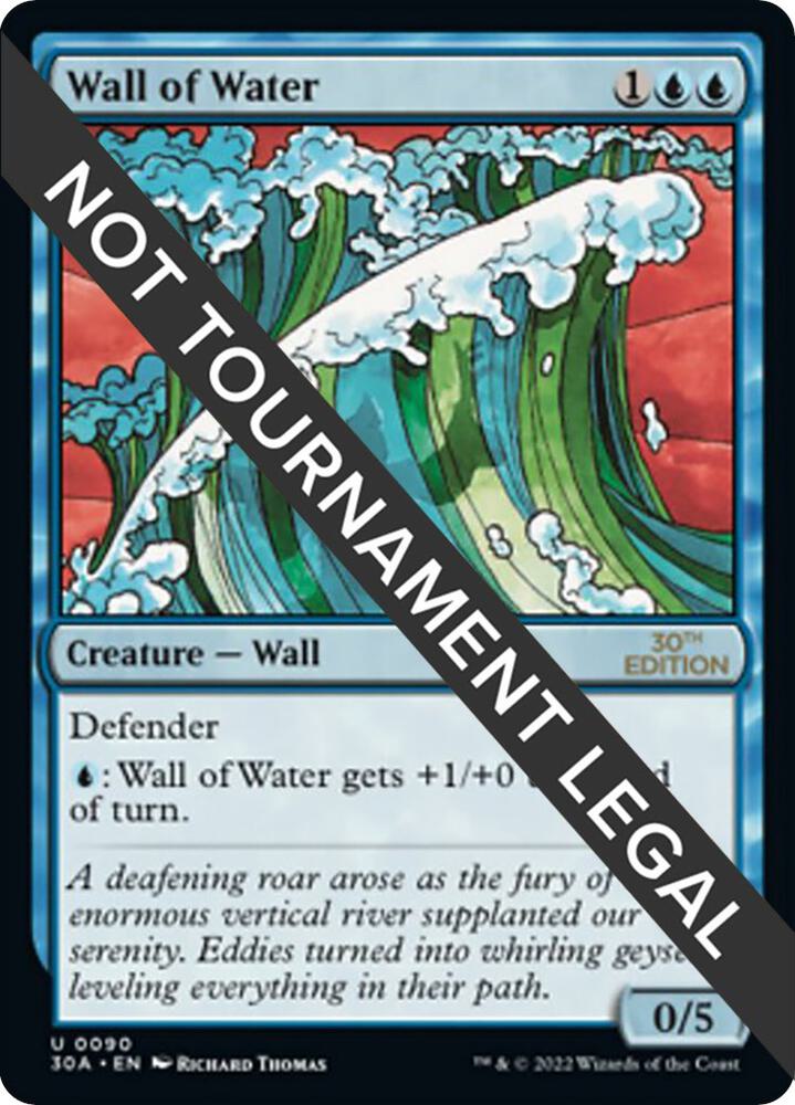 Wall of Water 90/594 (30th Anniversary Edition)  | Good Games Adelaide SA