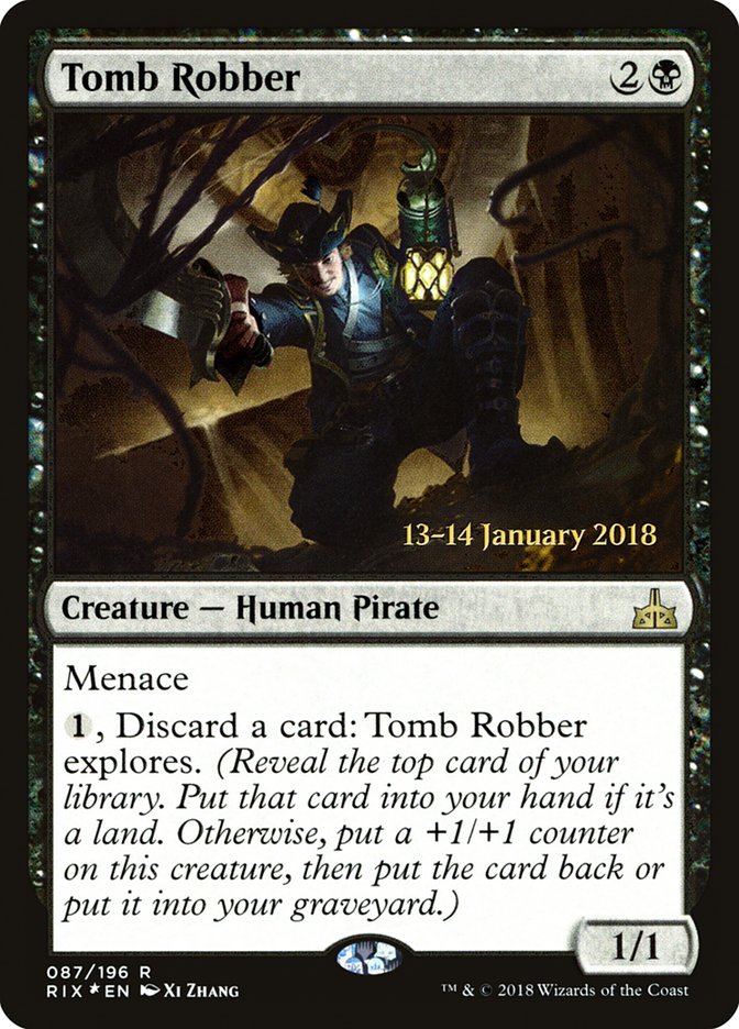 Tomb Robber [Rivals of Ixalan Promos] | Good Games Adelaide SA