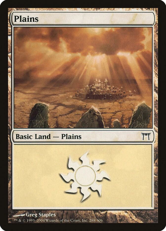 Plains 288 (Champions of Kamigawa)  - Foil | Good Games Adelaide SA