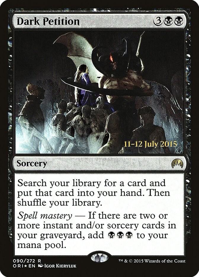 Dark Petition 90 (Prerelease Cards)  - Foil | Good Games Adelaide SA