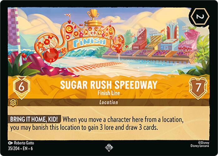 Sugar Rush Speedway Finish Line 35/204 (Azurite Sea)  | Good Games Adelaide SA