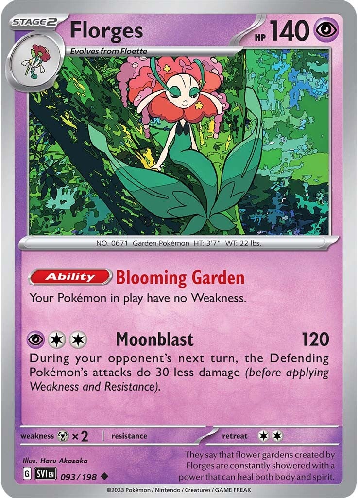 Florges (093/198) [Scarlet & Violet: Base Set] | Good Games Adelaide SA