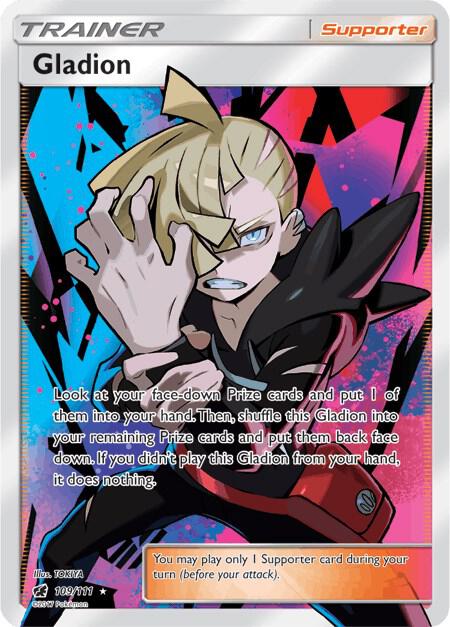 Gladion Full Art 109/111 (SM - Crimson Invasion)  - Holofoil | Good Games Adelaide SA