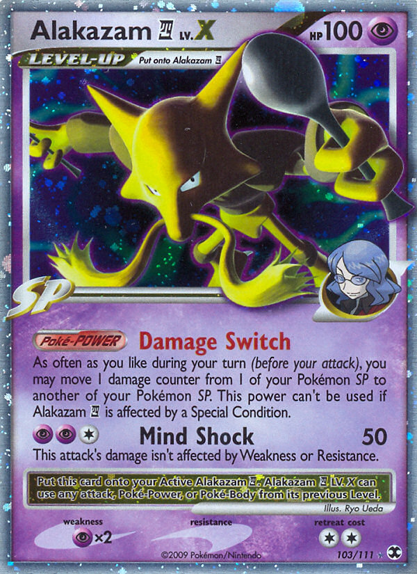 Alakazam LV.X (103/111) [Platinum: Rising Rivals] | Good Games Adelaide SA