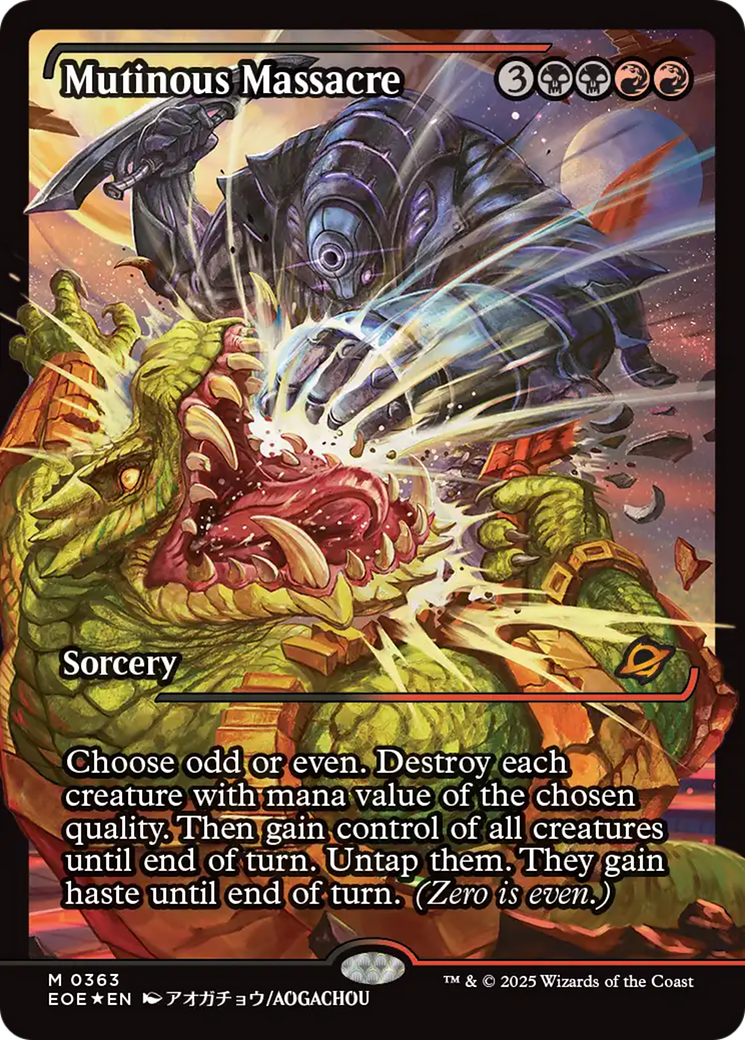 Mutinous Massacre (Showcase) [Edge of Eternities] | Good Games Adelaide SA