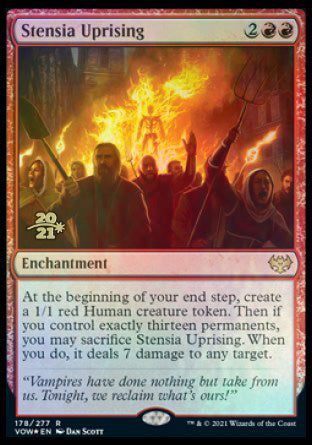 Stensia Uprising [Innistrad: Crimson Vow Prerelease Promos] | Good Games Adelaide SA