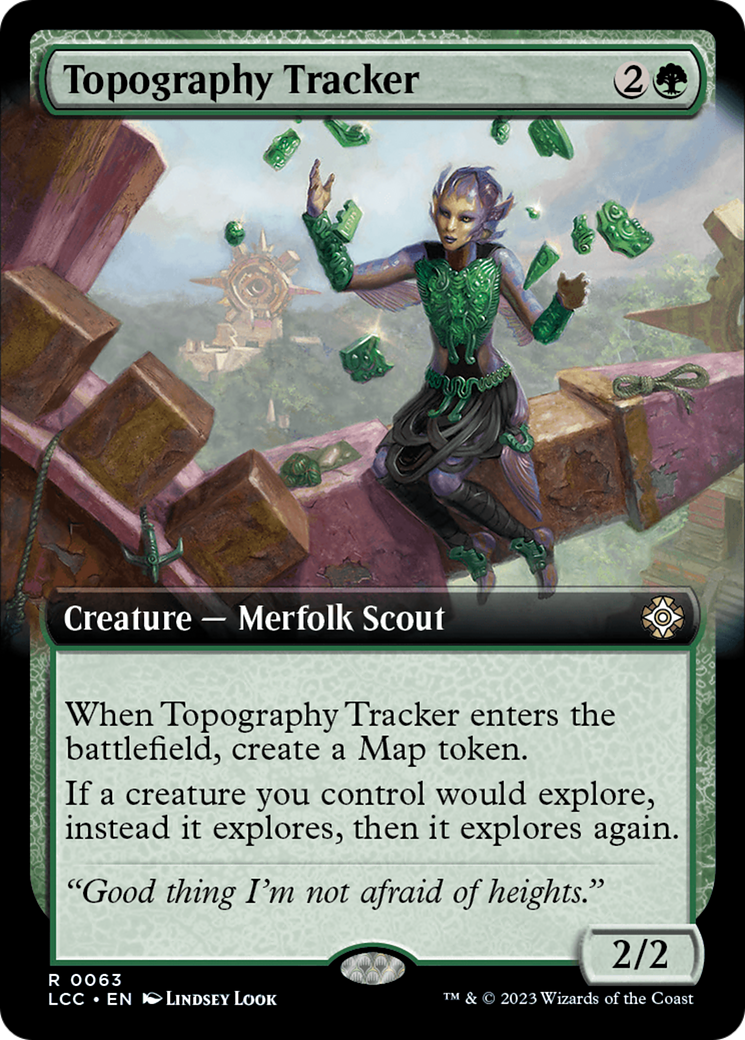 Topography Tracker (Extended Art) [The Lost Caverns of Ixalan Commander] | Good Games Adelaide SA