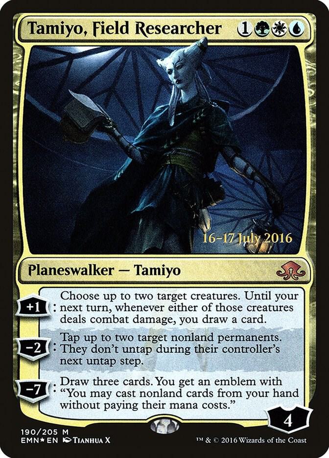 Tamiyo Field Researcher 190 (Prerelease Cards)  - Foil | Good Games Adelaide SA