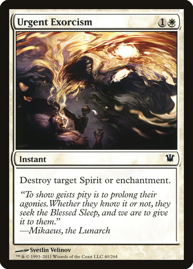 Urgent Exorcism [Innistrad] | Good Games Adelaide SA