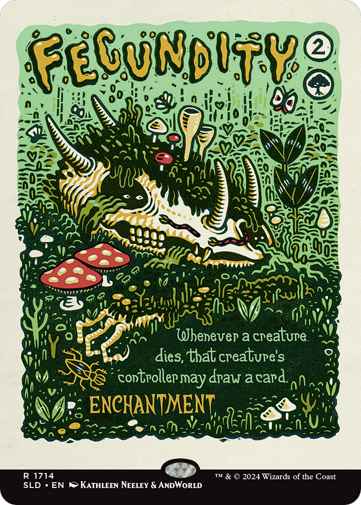 Fecundity (Rainbow Foil) [Secret Lair Drop Series] | Good Games Adelaide SA