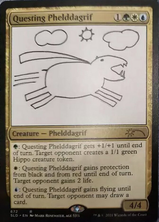 Questing Phelddagrif (672) [Secret Lair Drop Promos] | Good Games Adelaide SA