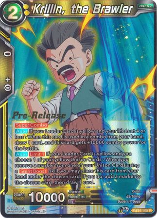 Krillin, the Brawler (BT14-105) [Cross Spirits Prerelease Promos] | Good Games Adelaide SA