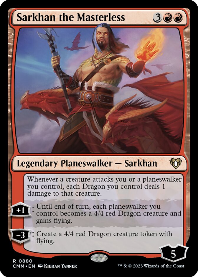 Sarkhan the Masterless 880 (Commander Masters)  | Good Games Adelaide SA