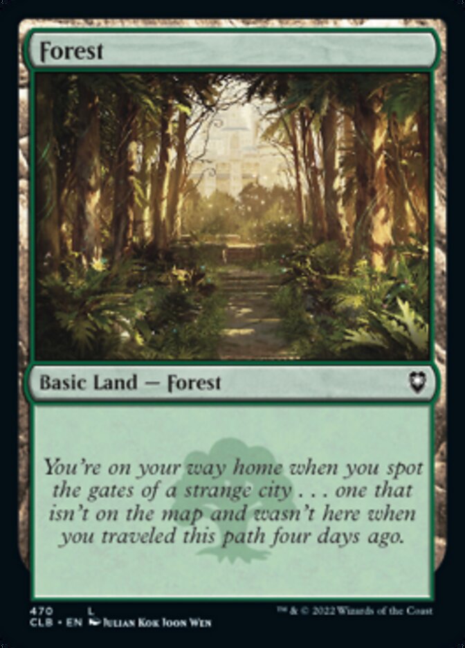 Forest (470) [Commander Legends: Battle for Baldur's Gate] | Good Games Adelaide SA