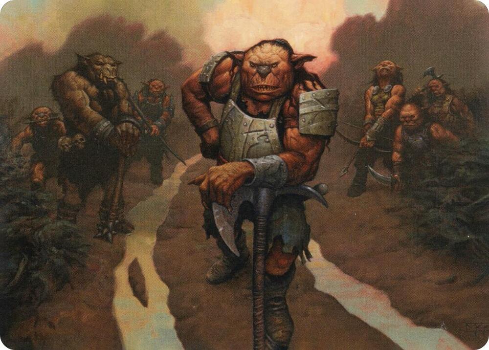 Hobgoblin Bandit Lord Art Card 30 (Art Series: Adventures in the Forgotten Realms)  | Good Games Adelaide SA