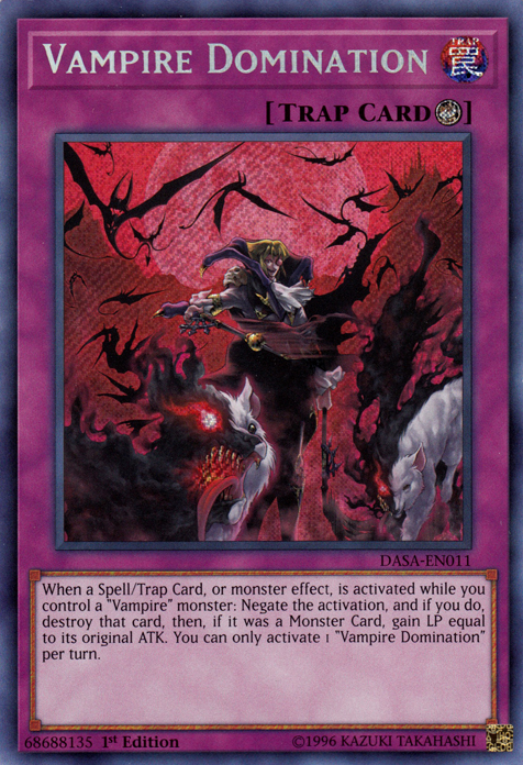 Vampire Domination [DASA-EN011] Secret Rare | Good Games Adelaide SA