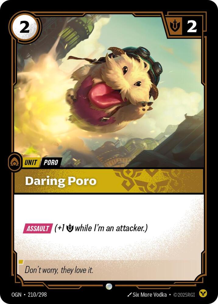 Daring Poro 210/298 (Origins)  - Foil | Good Games Adelaide SA