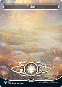 Plains 235 Borderless 235 (Unfinity)  - Foil | Good Games Adelaide SA