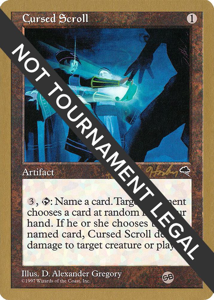 Cursed Scroll 1998 Brian Hacker TMP SB bh281sb/117 (World Championship Decks)  | Good Games Adelaide SA