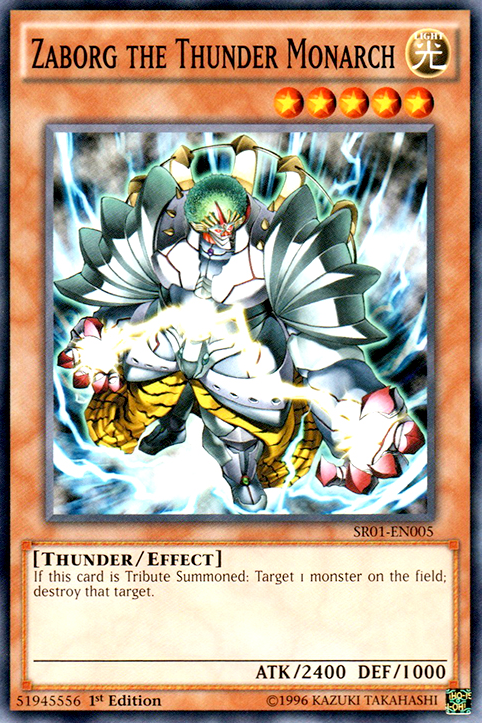 Zaborg the Thunder Monarch [SR01-EN005] Common | Good Games Adelaide SA