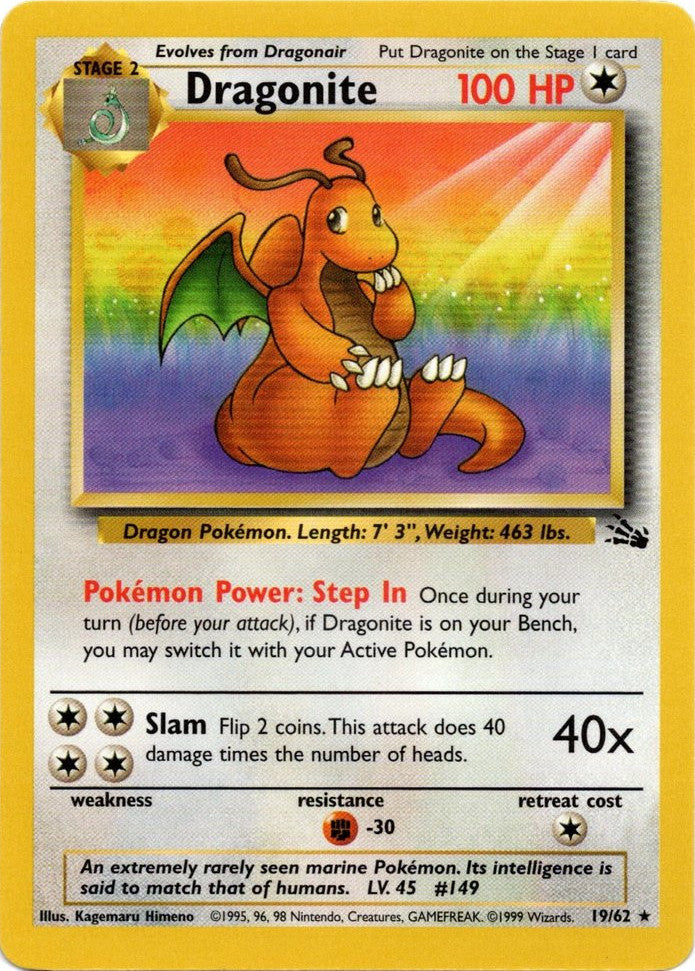 Dragonite (19/62) [Fossil Unlimited] | Good Games Adelaide SA