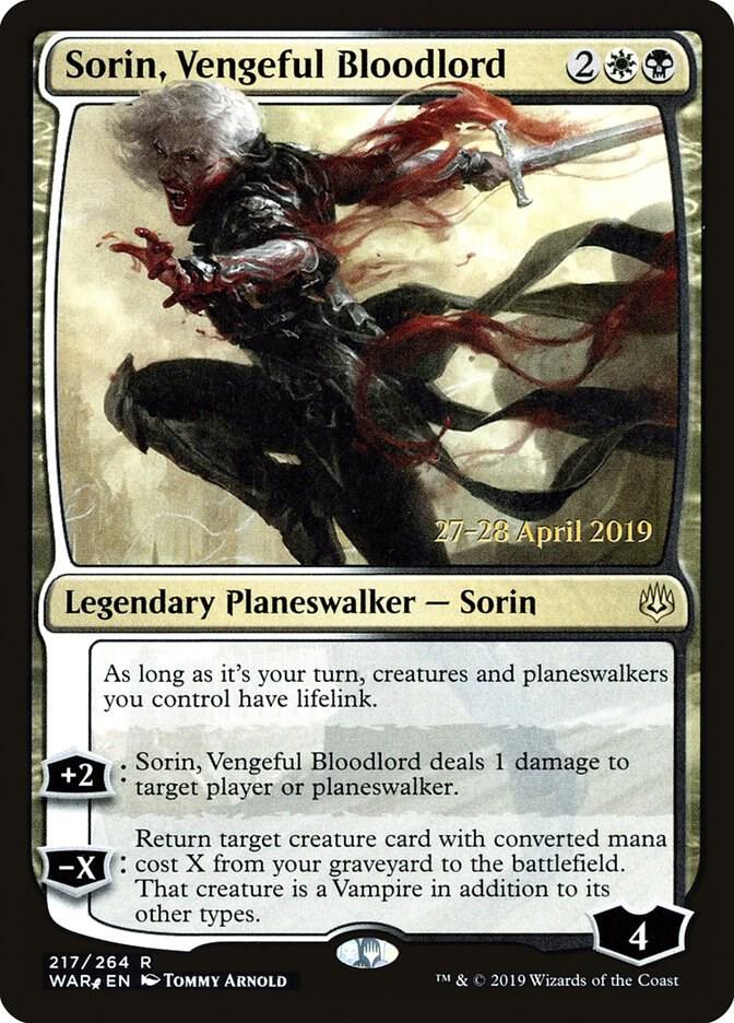 Sorin Vengeful Bloodlord 217 (Prerelease Cards)  - Foil | Good Games Adelaide SA