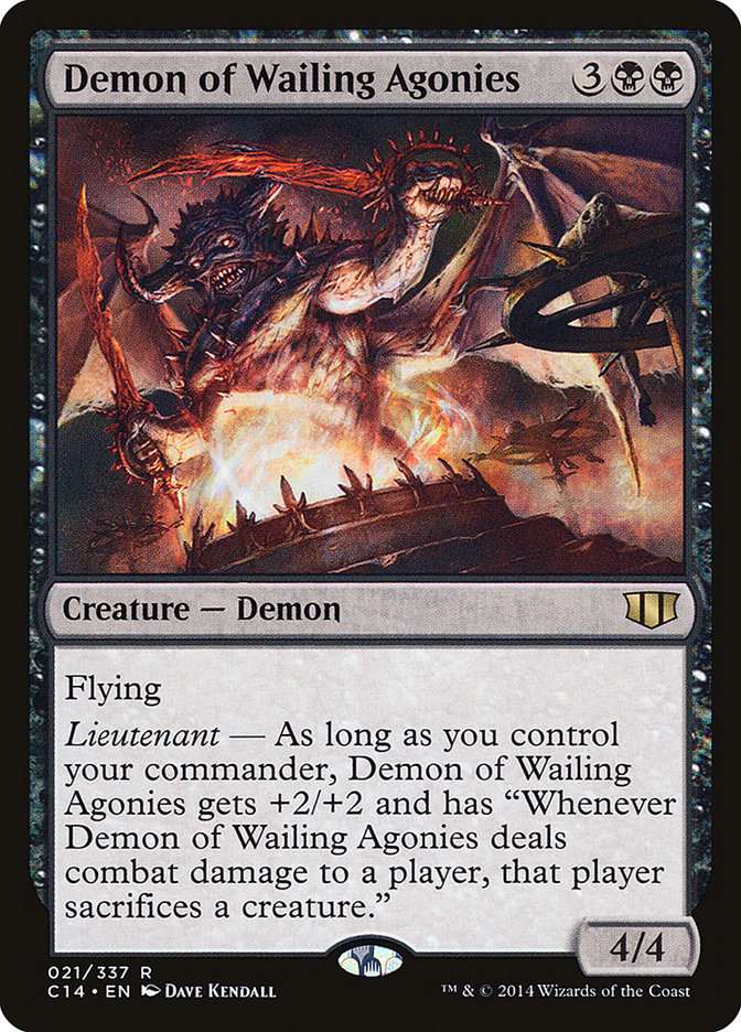 Demon of Wailing Agonies 21 (Commander 2014)  | Good Games Adelaide SA