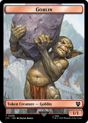 Goblin // Wraith Double-Sided Token [The Lord of the Rings: Tales of Middle-Earth Commander Tokens] | Good Games Adelaide SA