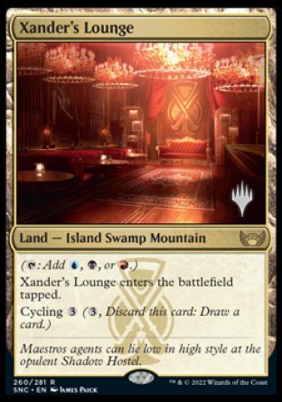 Xander's Lounge (Promo Pack) [Streets of New Capenna Promos] | Good Games Adelaide SA