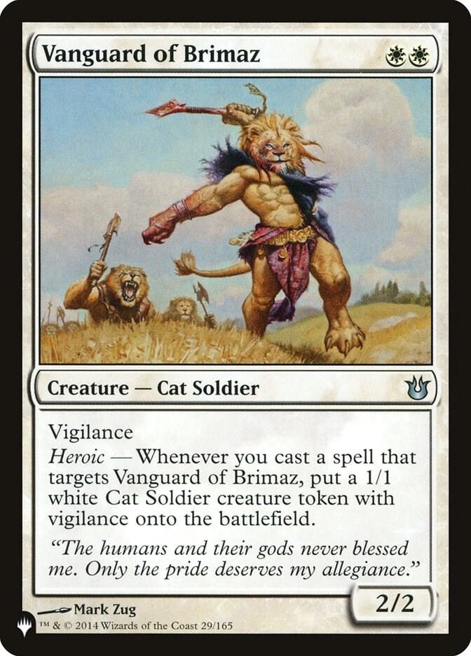 Vanguard of Brimaz 29/165 (The List Reprints)  | Good Games Adelaide SA
