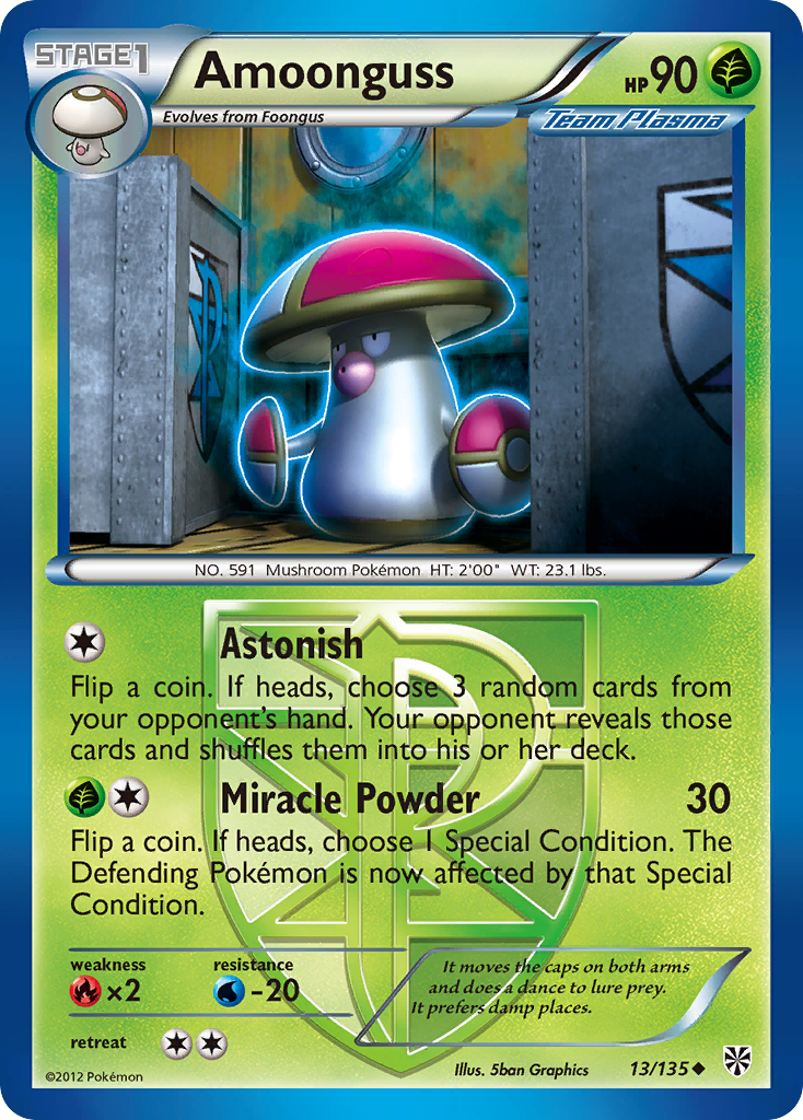 Amoonguss (13/135) [Black & White: Plasma Storm] | Good Games Adelaide SA